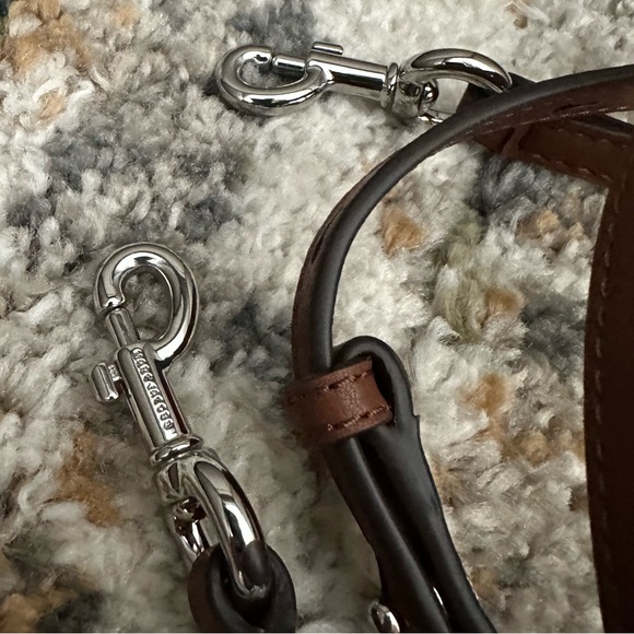 NEW MARC JACOBS CANVAS LEATHER PURPLE ORANGE STRIPE TWO WAY CROSSBODY HANDBAG - Picture 12 of 13